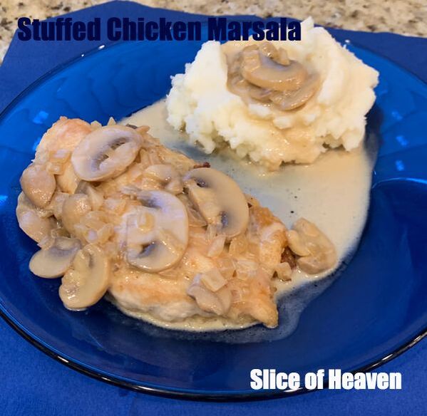 Stuffed Chicken Marsala An Olive Garden Copycat Recipe Slice